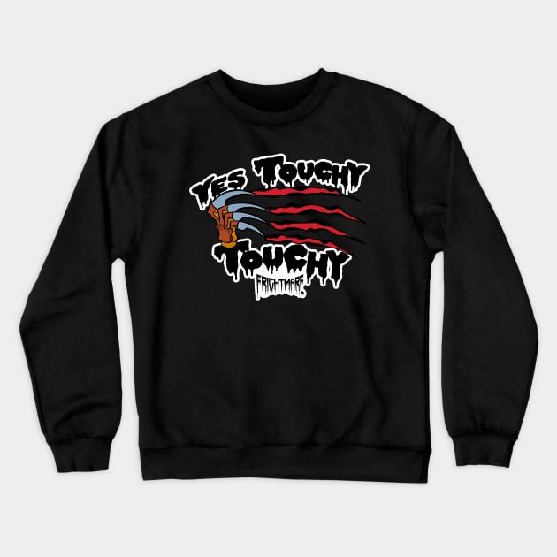 yes touchy Crewneck Sweatshirt by majanation